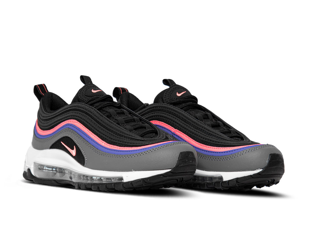 nike air max 97 black/sunset pulse/smoke grey/sapphire