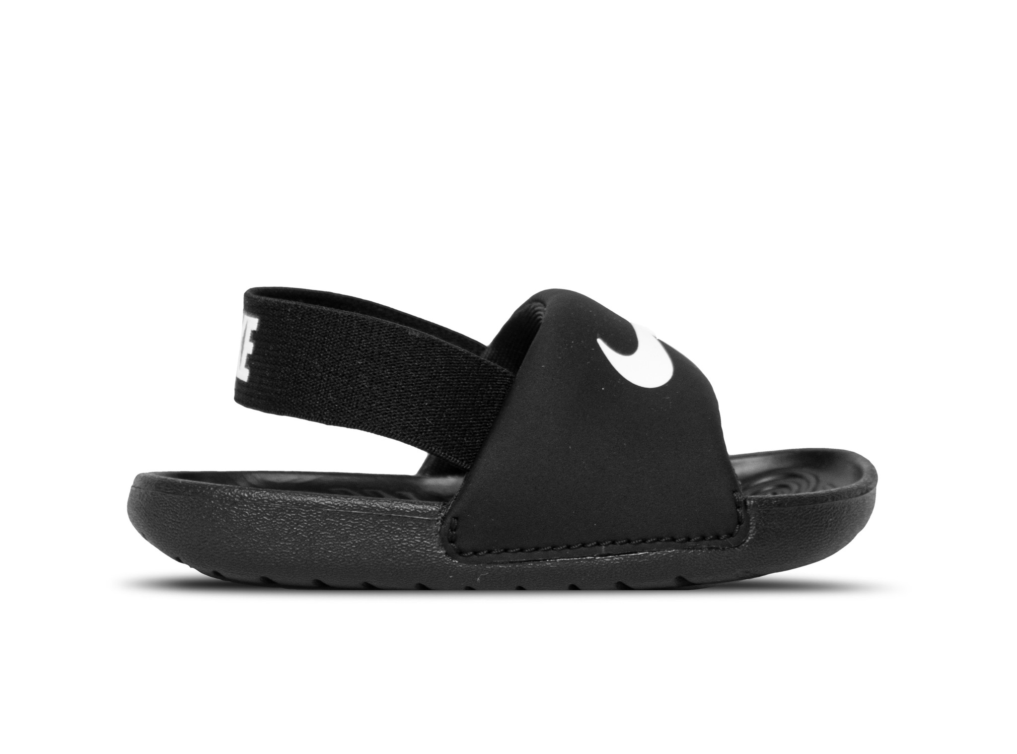 nike kawa slide women's black and white