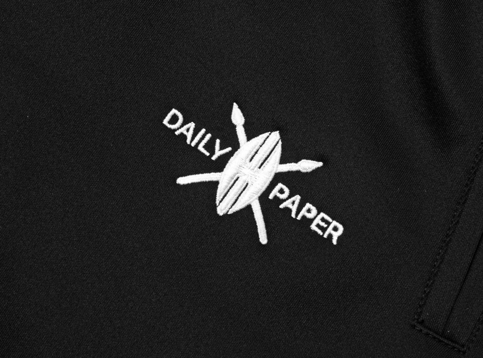 Daily Paper Black White Tape Logo Track Pant NOSB02