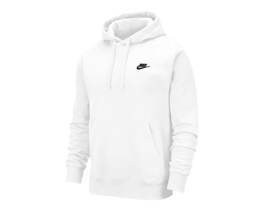 nsw club fleece hoodie viotech white