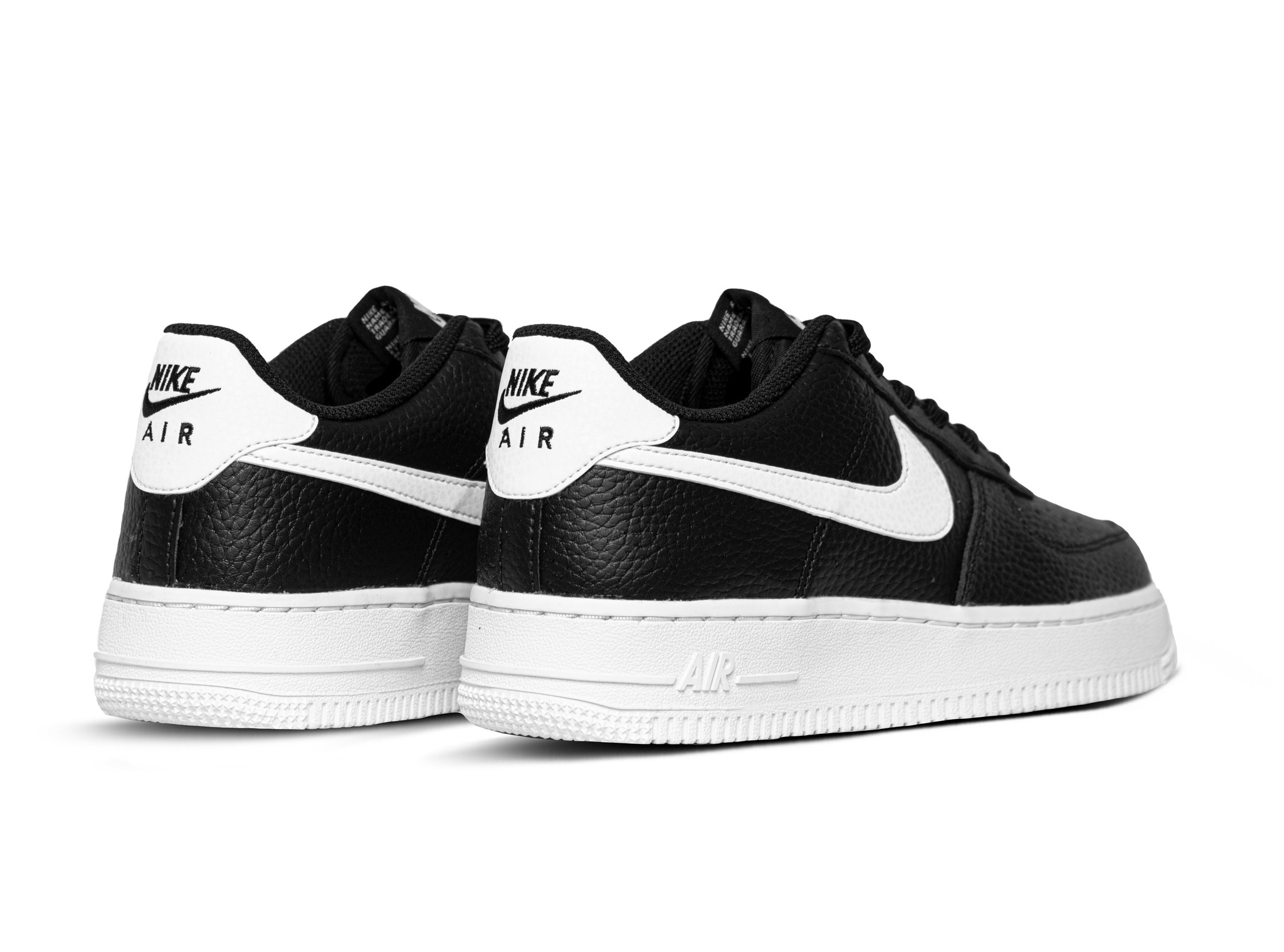 nike air force black & white