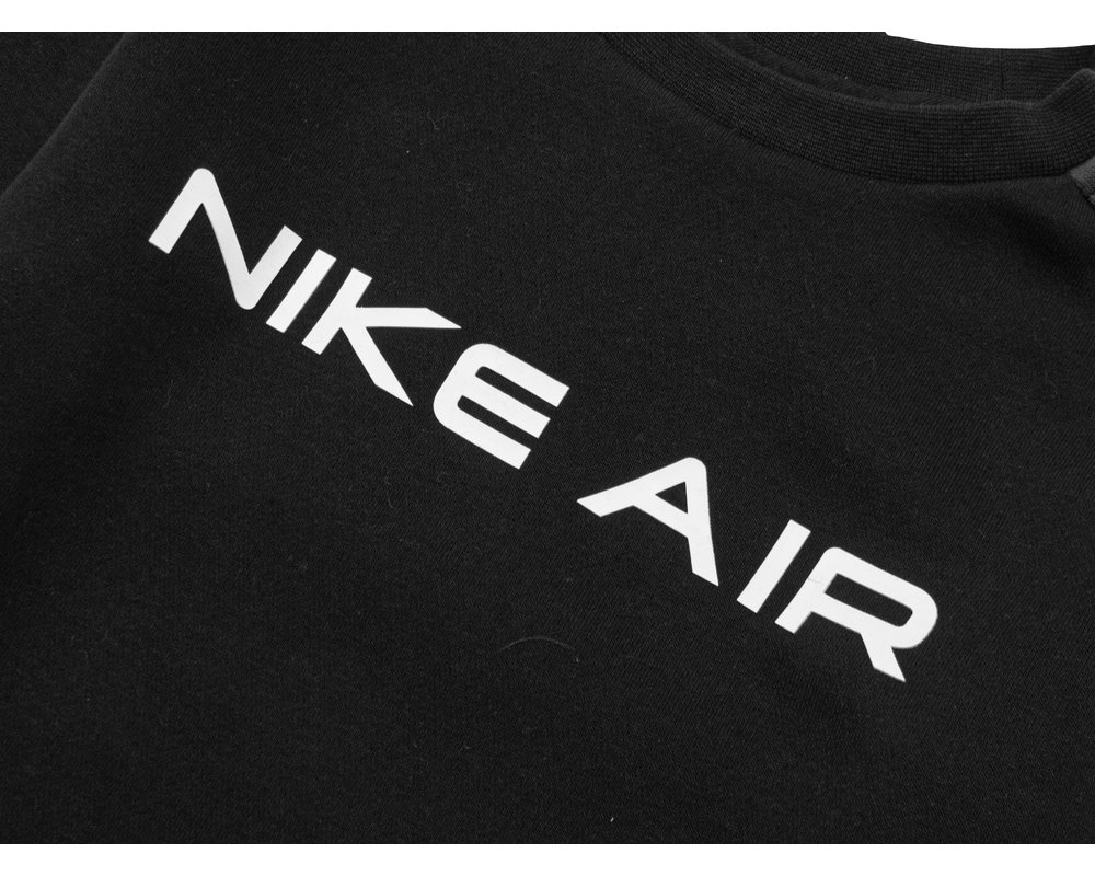 Nike Air Sweater GS Black Dark Smoke Grey White DA0703 010