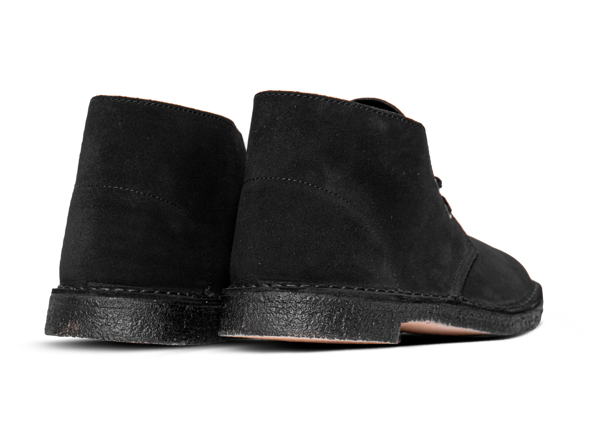 clarks originals desert boot black suede