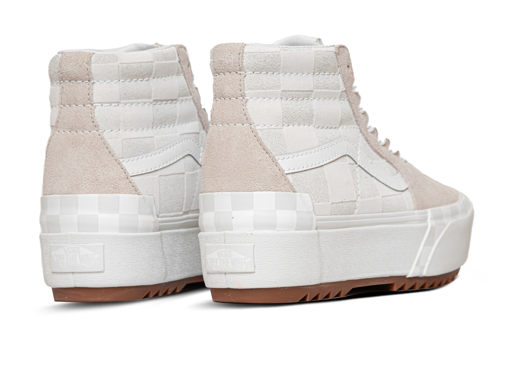 vans sk8 hi stacked checkerboard