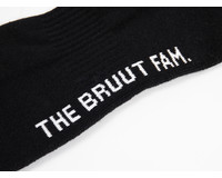 Bruut Double Up Sock Black True Red BT025