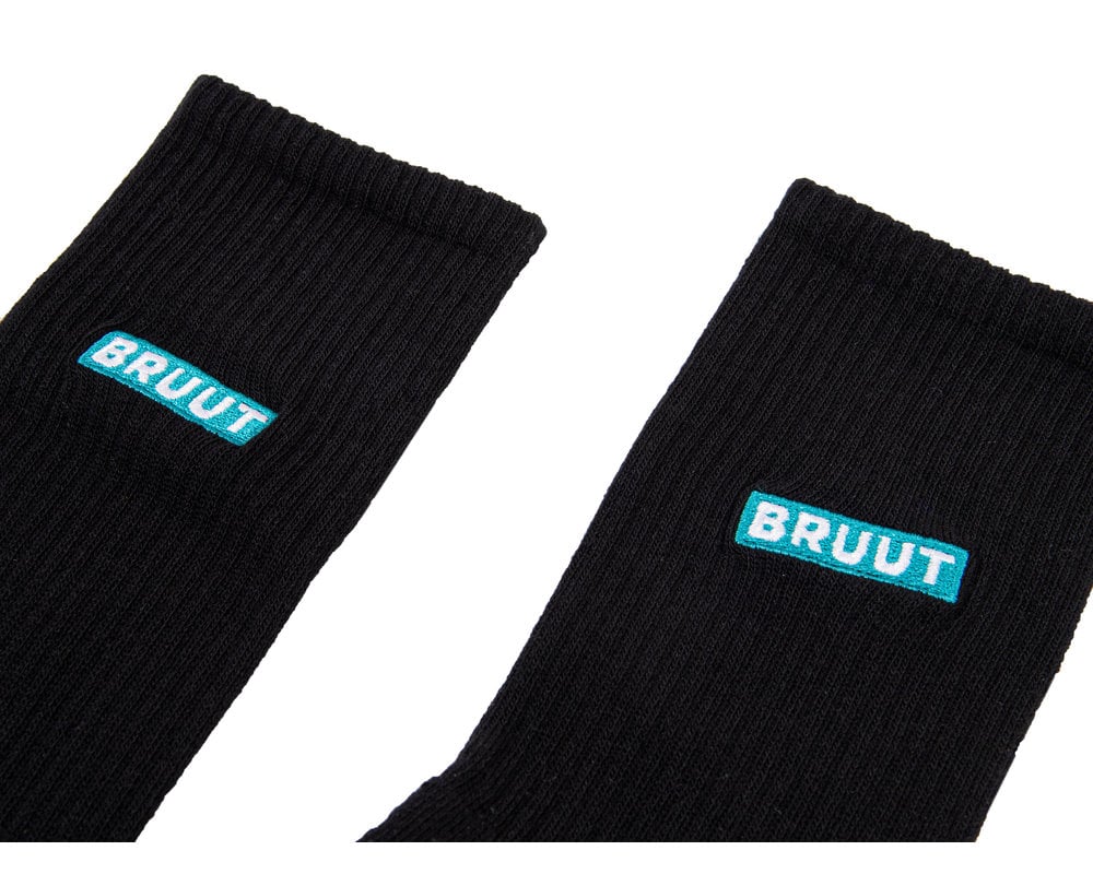 Bruut Double Up Sock Black Amazon BT026