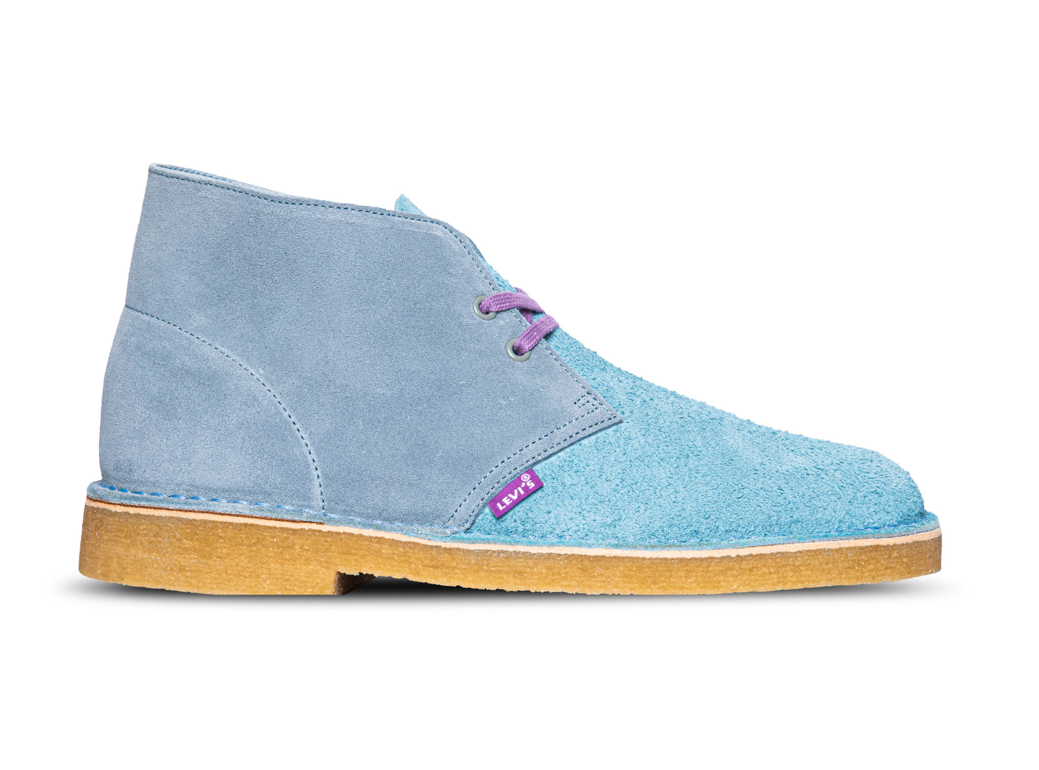 Clarks Originals x Levis Desert Boot Pale Blue 26160325 - Bruut Sneakers &  Clothing Store