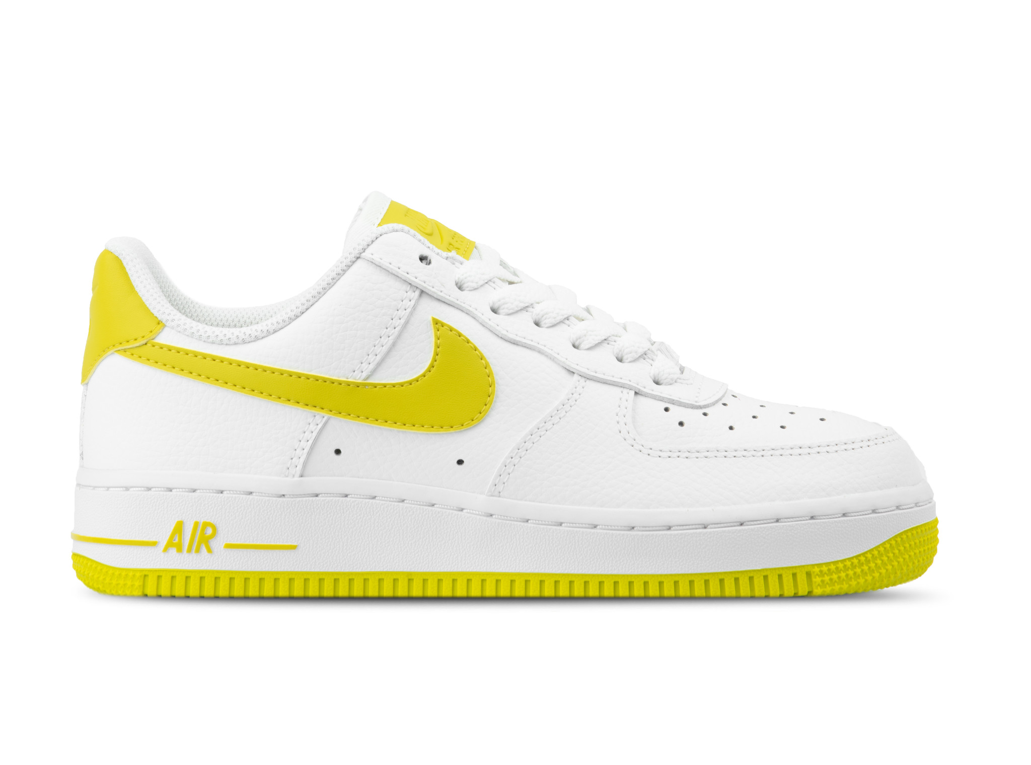 nike air force 1 white bright citron