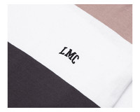 LMC Border Stripe Longsleeve Tee Gray Pink LMC2082