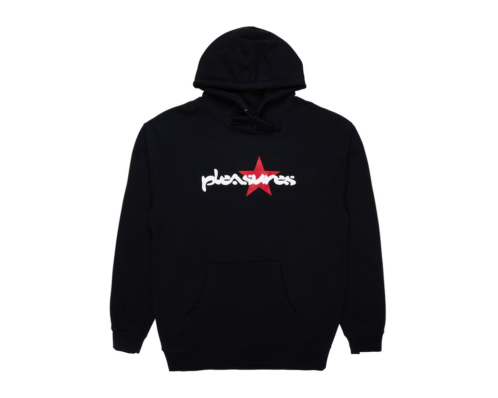 Pleasures Vibration Hoodie Black P21SU041B