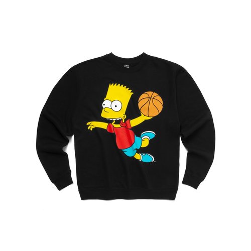 X The Simpsons Air Bart Crewneck Sweatshirt Black CTM1960082 0001