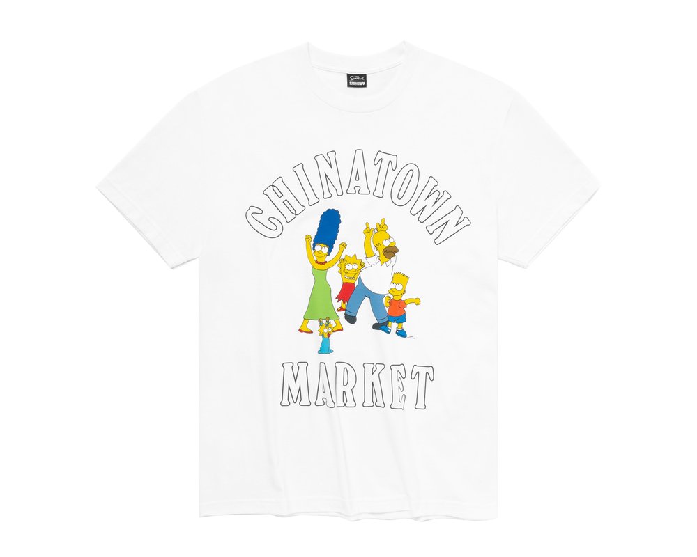 Market by Market X The Simpsons Family OG Tee White CTM1990346 1201
