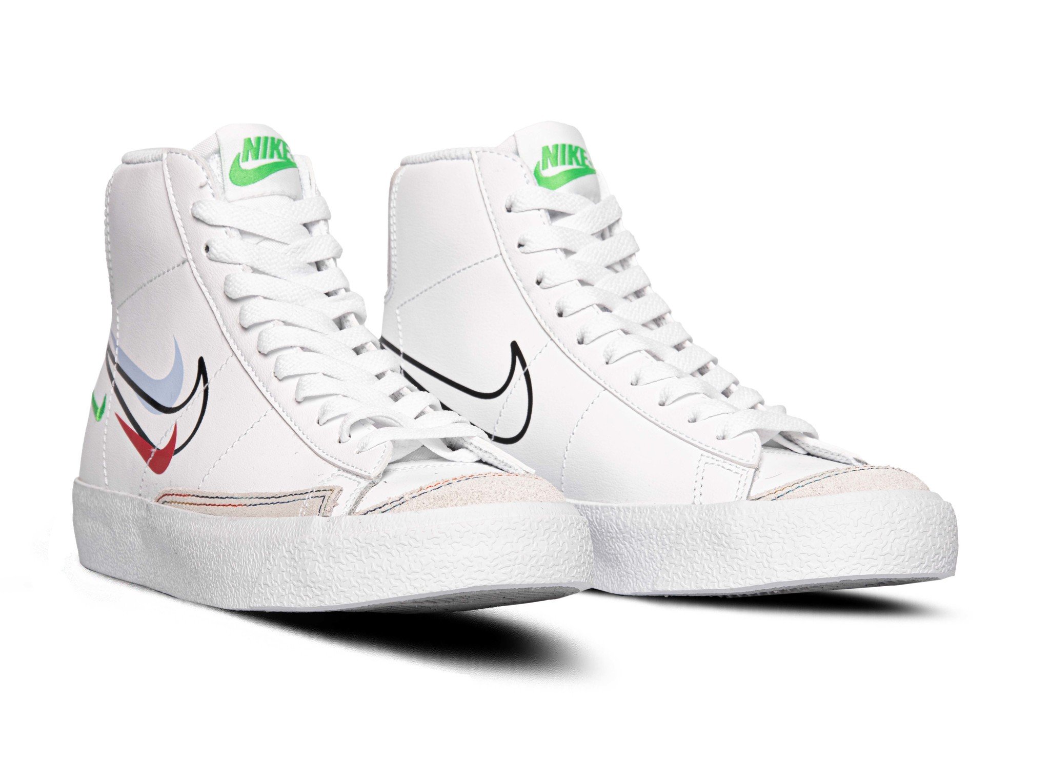 Nike Blazer Mid 77 Gs White Light Green Spark Aluminum Dm9475 100 Bruut Sneakers Clothing Store