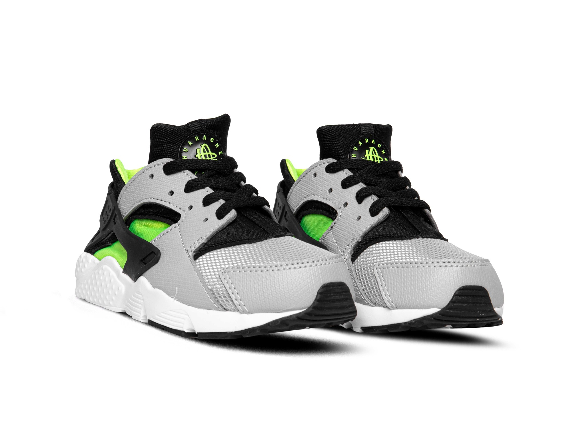 Klusjesman attribuut weggooien Nike Huarache Run PS Wolf Grey Black Electric Green 704949 015 | Bruut -  Bruut