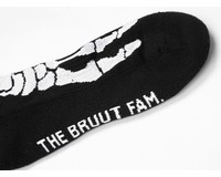 Bruut Skull Sock Black White BT032