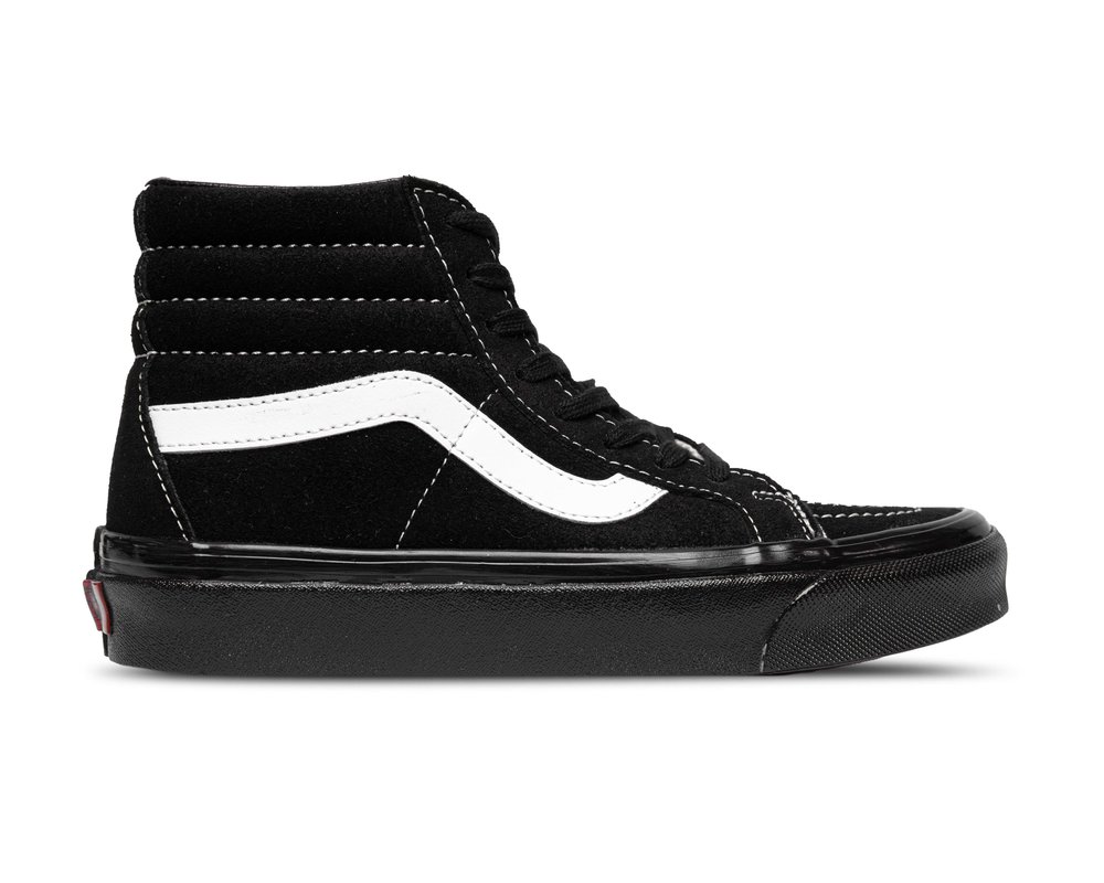 vans hi top black and white