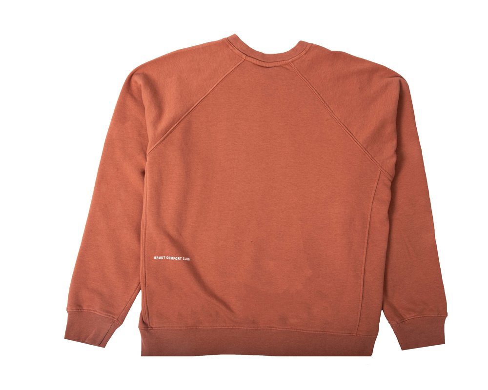 Comfort Club Crewneck Red Clay BC1030 014