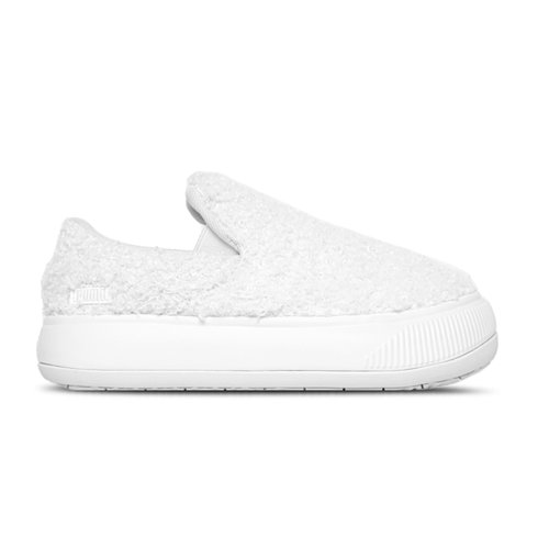 Suede Mayu Slip On Teddy WMNS Marshmallow Putty 384887 02