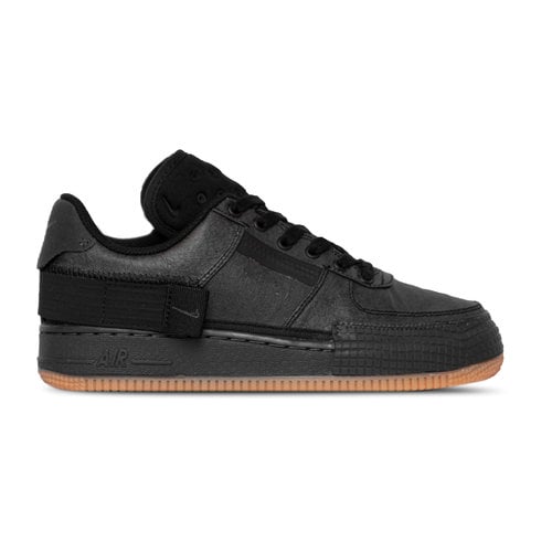 Air Force 1 Type 1 Black Anthracite Gum Light Brown CJ1281 001