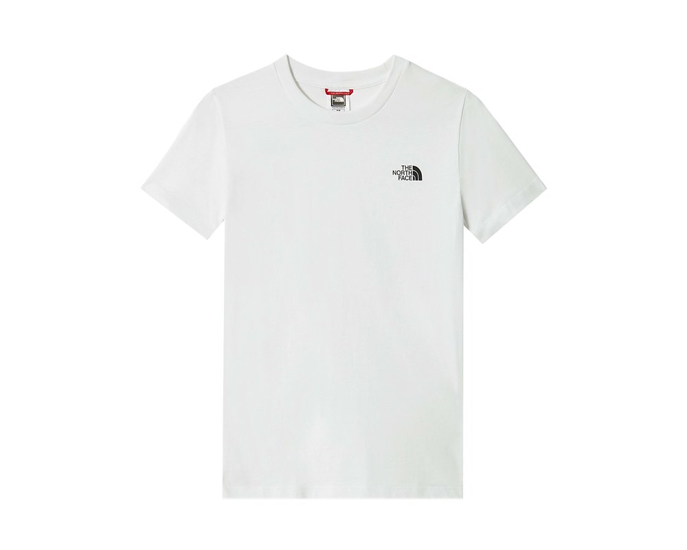 The North Face Y SS Simple Dome Kids Tee TNF White TNF Black NF0A2WANLA91