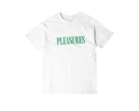 Pleasures Tickle Logo T Shirt White P22SP054WHITE
