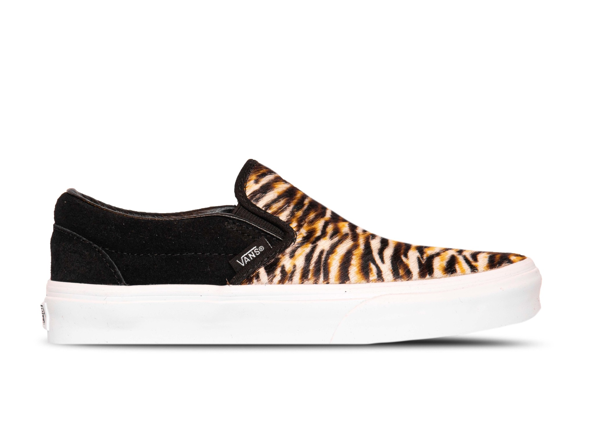 tiger print slip on vans