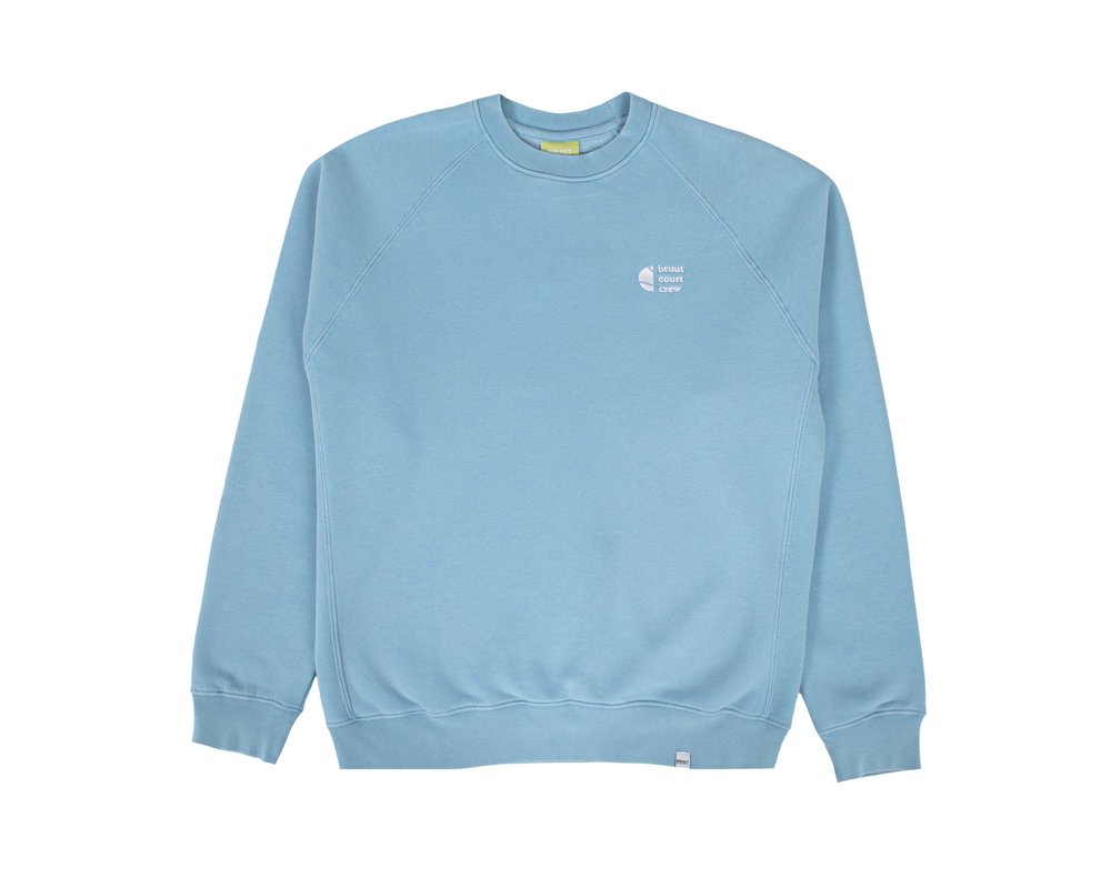 Bruut Court Crew Crewneck Washed Blue BS2021 007