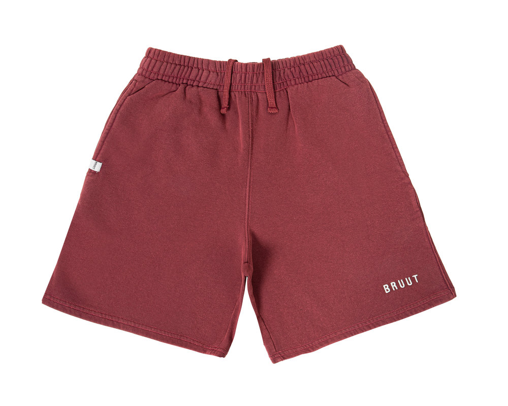 Bruut Court Crew Short Washed Red BS2021 017