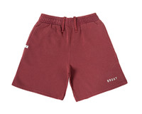 Bruut Court Crew Short Washed Red BS2021 017