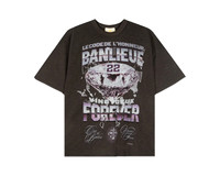 Clan de Banlieue Dynasty Tee Anthracite BNLSS22TS09016