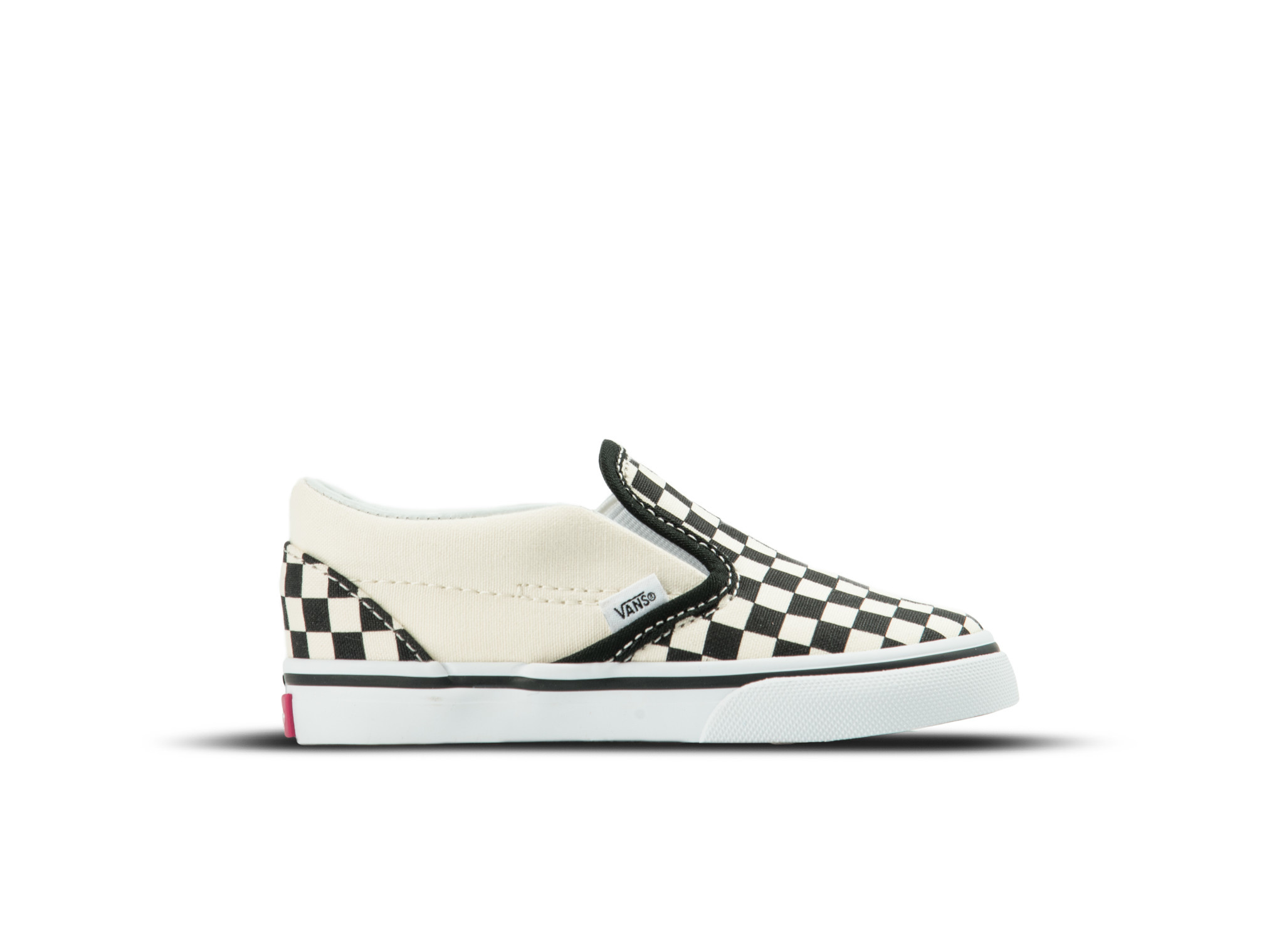 checkerboard white and black vans