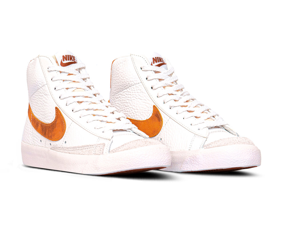 Nike Wmns Blazer Mid '77 Summit White Hot Curry Mars stone ID DX8948 100