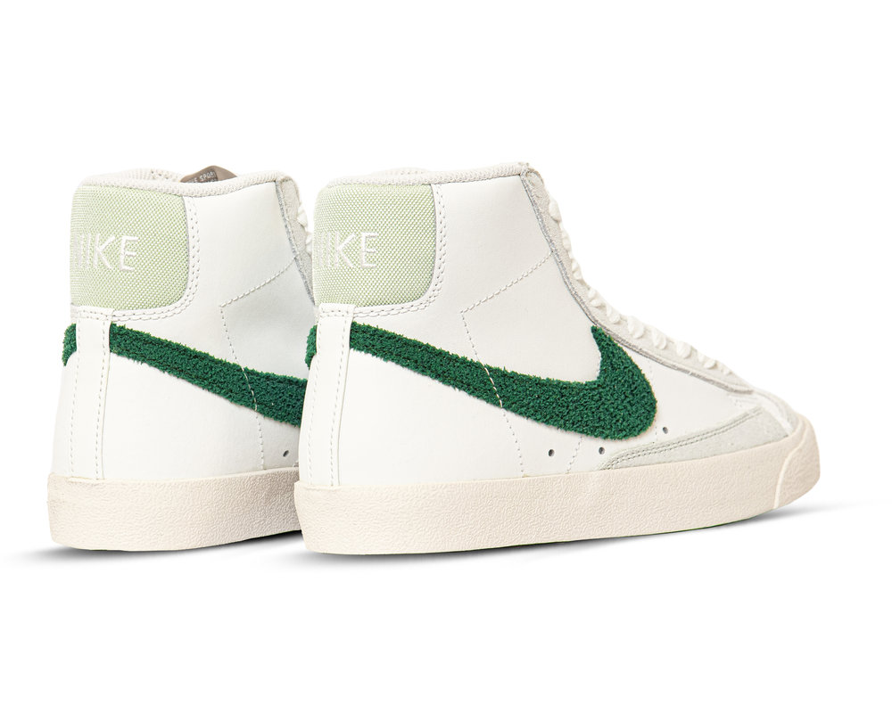 Nike Blazer Mid '77 Vintage Summit White Gorge Green Light Silver DX8959 100