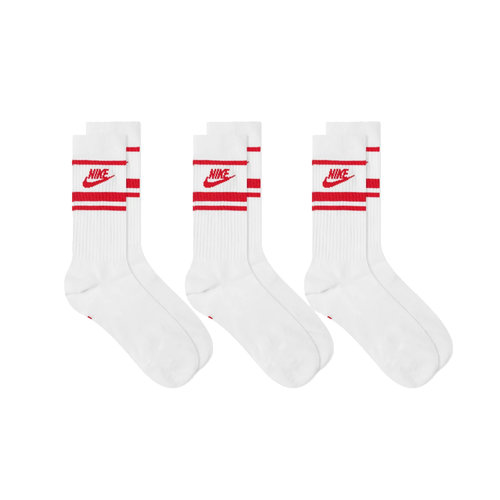 NSW Everyday Essential Sock White University Red DX5089 102