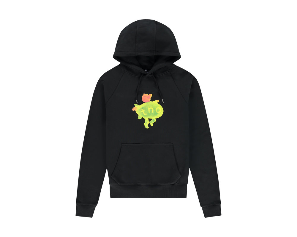 The New Originals Freddy POM Hoodie Black Cotton TNO0137