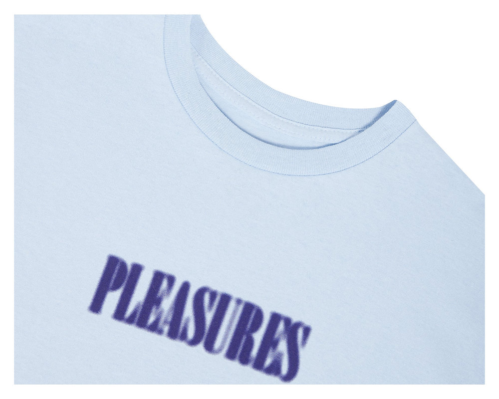 Pleasures Blurry Tee Blue P22F050