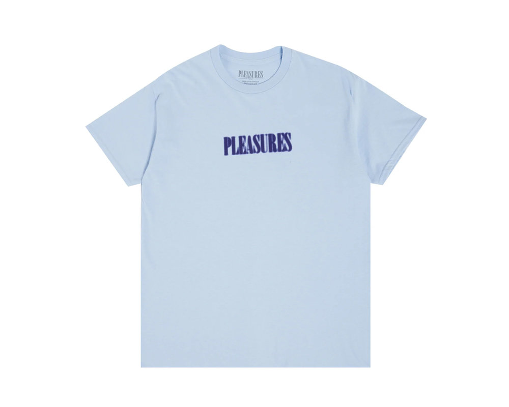 Pleasures Blurry Tee Blue P22F050