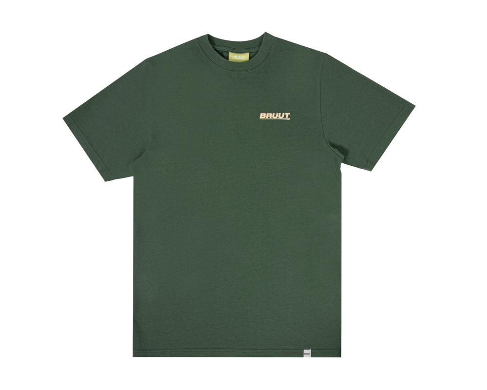 Bruut Logo tee Green Off White BT2205 008