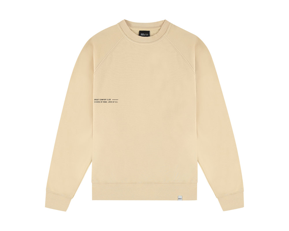 Comfort Club Crewneck Sand BC1010 011