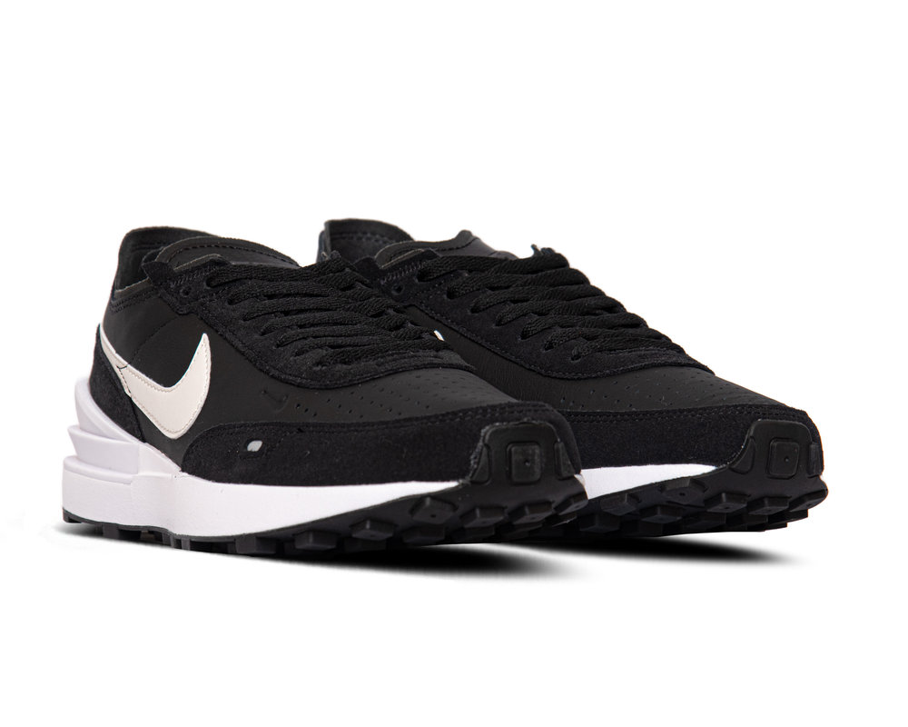 Nike Waffle One Leather Black White Black White DX9428 001