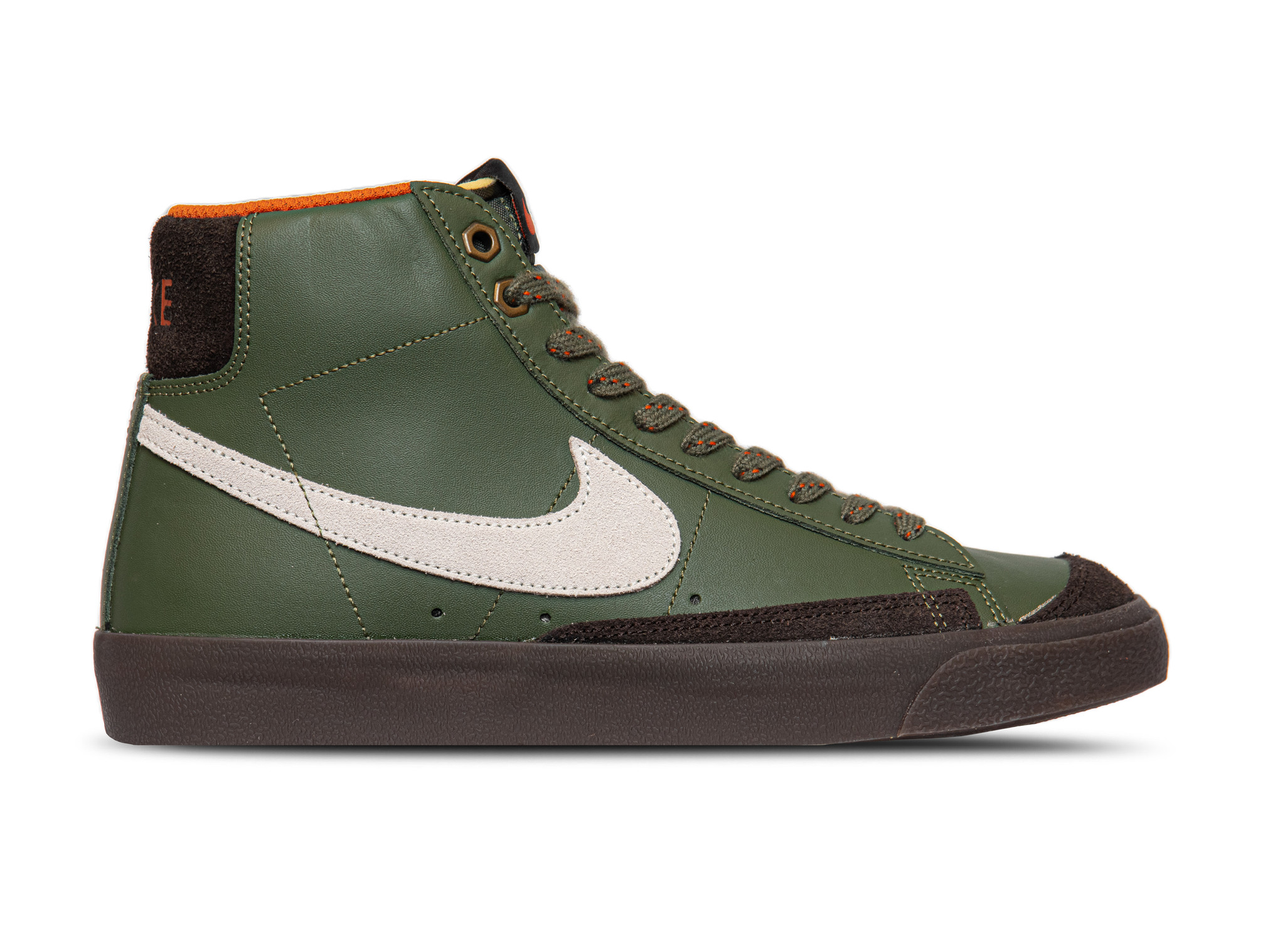 Blazer Mid '77 Vintage Army Olive Summit White Campfire Orange DZ5176 300