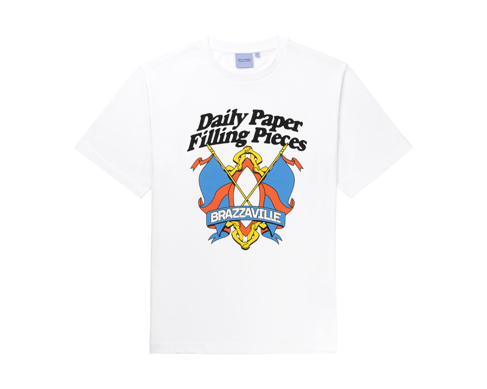 Daily Paper X FP Flag Tee White 2109175