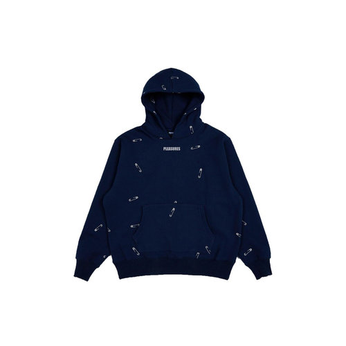 Navy Safety Pin Hoodie Navy P22W018