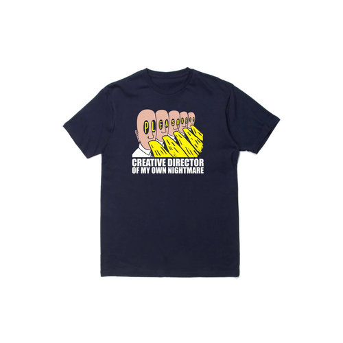 Navy Vomit Tee Navy P22W064