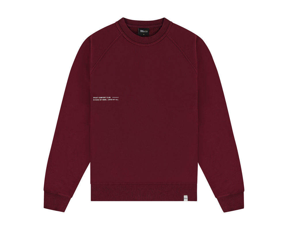 Comfort Club Crewneck Burgundy BC1040 021