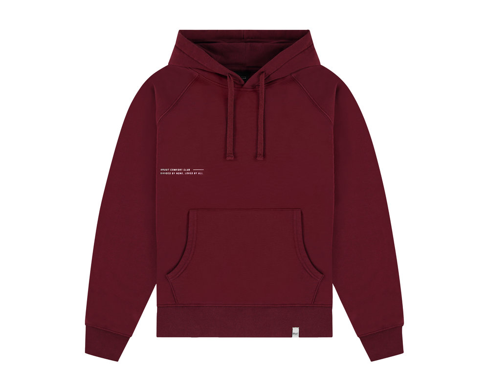 Comfort Club Hoodie Burgundy BC1040 022