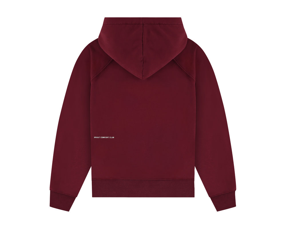 Comfort Club Hoodie Burgundy BC1040 022