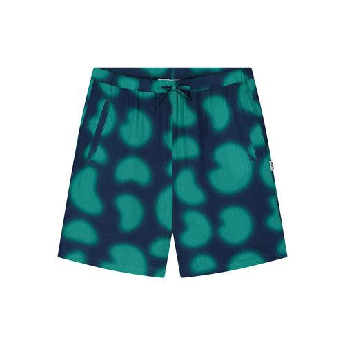 Stolp Print Short Navy Green SS23 112SHO