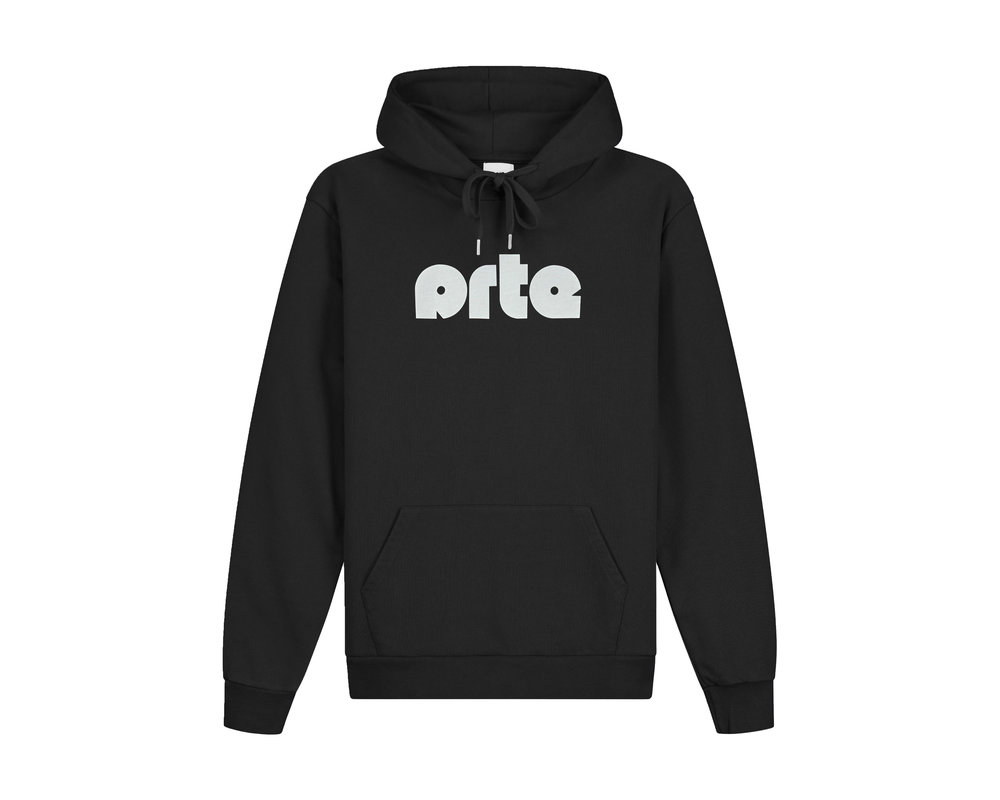 Arte Antwerp Hannes Bau Logo Hoodie Black SS23 033H