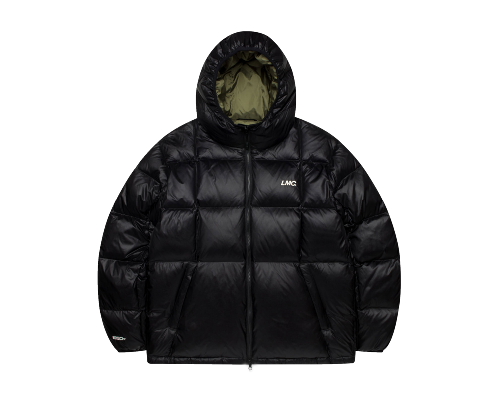 LMC Hooded Puffer Duck Down Parka Black 0LM22FJP103 Bruut Online Shop